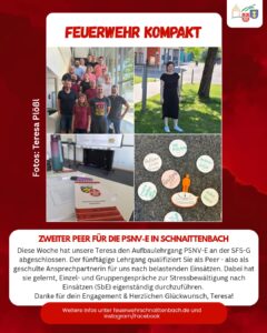 Zweiter Peer für die Feuerwehr Schnaittenbach