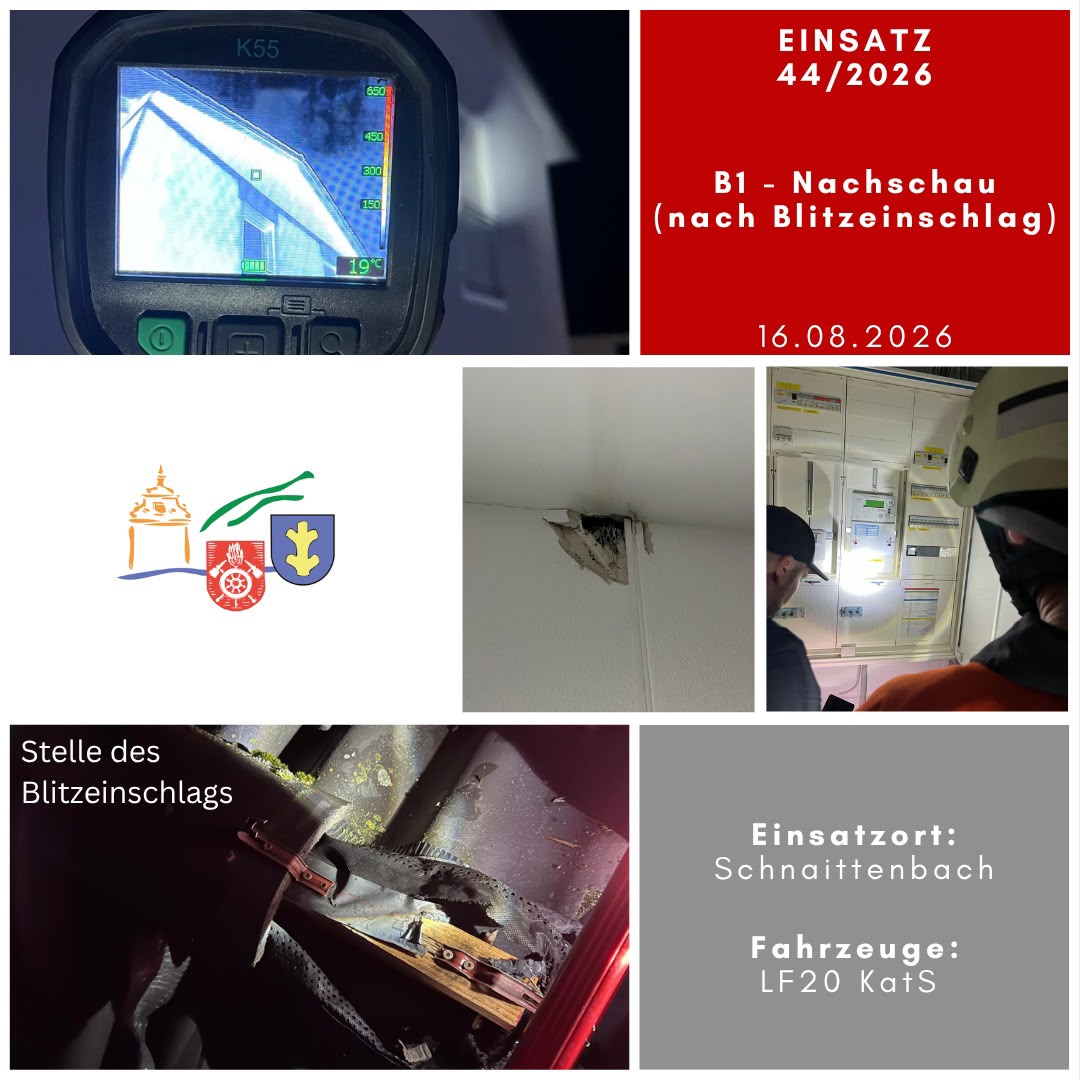 You are currently viewing B1 – Brandnachschau nach Blitzschlag