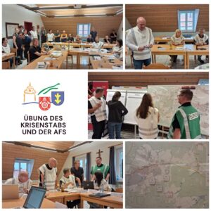 Übung des örtlichen Krisenstabs und der AFS Schnaittenbach