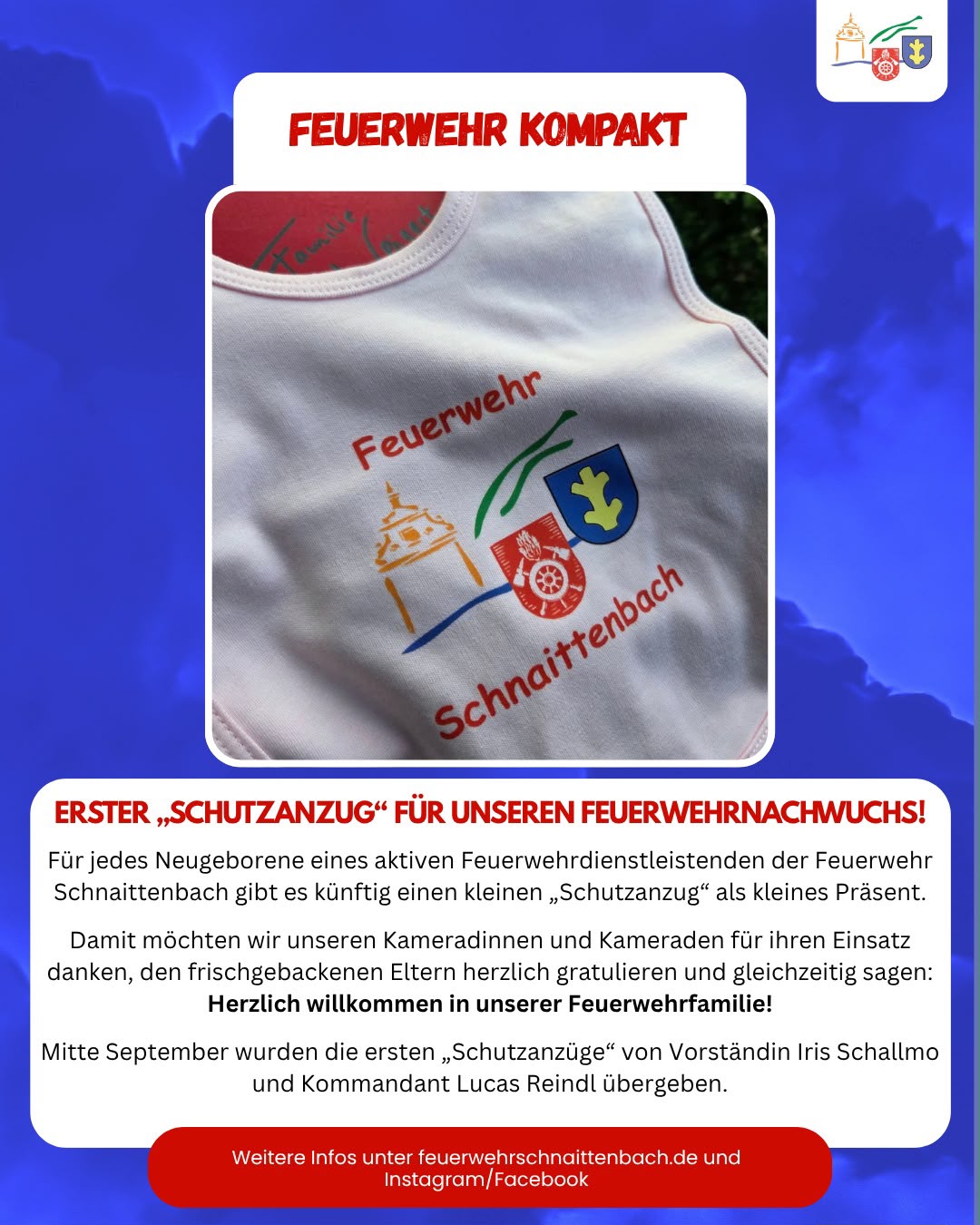 You are currently viewing Erster Schutzanzug für Feuerwehrnachwuchs